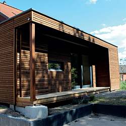Tiny House - Anbau mit Dachterrasse