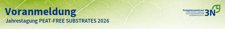 3N-Newsletter Jahrestagung PEAT-FREE SUBSTRATES 2026