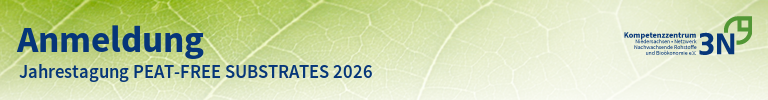 3N-Newsletter Jahrestagung PEAT-FREE SUBSTRATES 2026