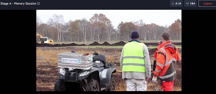 Videopräsentation der Bauarbeiten für die Sphagnumfarm Barver bei der rrr2021
