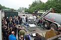 Pressschneckenseparator der REW Regenis Regenerative Energie Wirtschaftssysteme GmbH in der Praxisvorführung