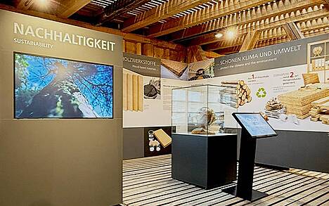 Publikationen der FNR in der neuen Ausstellung im Fagus-Werk