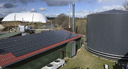 Nahwärmeversorgung aus Biogas-Speicherkraftwerk für Gettorf