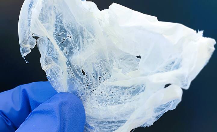 Der Kunststoff Polyhydroxyalkanoat (PHA), produziert aus organischen Säuren