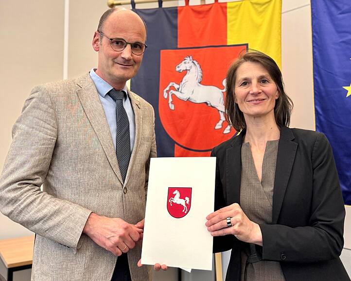 Ministerin Miriam Staudte bestellt Dr. Hans-Martin Hauskeller zum neuen Vizepräsidenten der NLF.