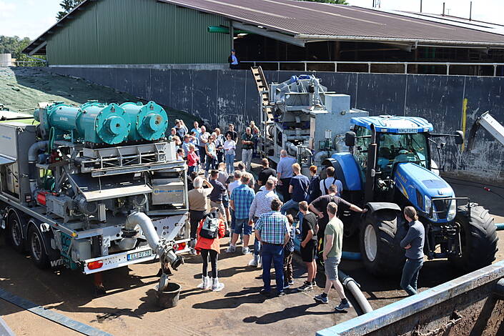 Vorführung mobiler Aufbereitungsanlagen auf dem Demo-Tag am 14.07.