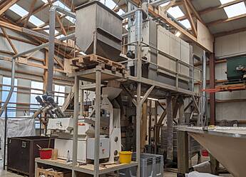 Anlage zur Sortierung und Reinigung von Saatgut