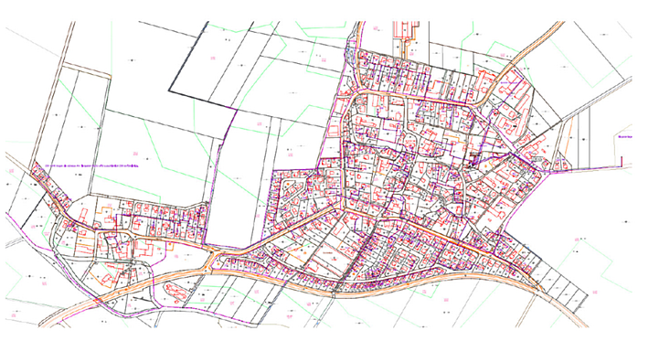 Trassierung des Wärmenetzes für die Ortsteile Adensen und Hallerburg
