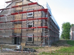Das Klimacenter während der Sanierung